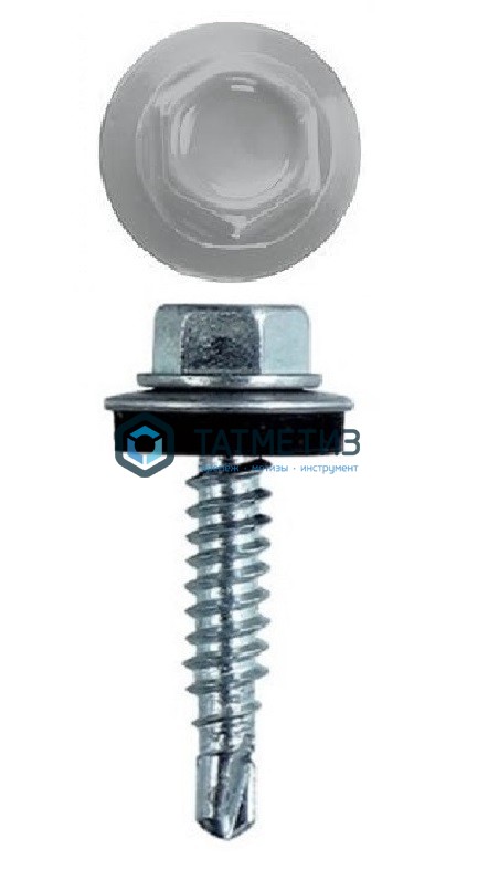 Саморез окраш.кров. 5,5х25 /7004/ (250 шт/уп) КК -  магазин «ТАТМЕТИЗ»