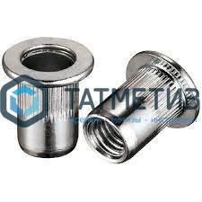 Заклепка резьбовая цилиндрический борт М 5 L=13 (0,5-2,5) мм  NX -  магазин «ТАТМЕТИЗ»