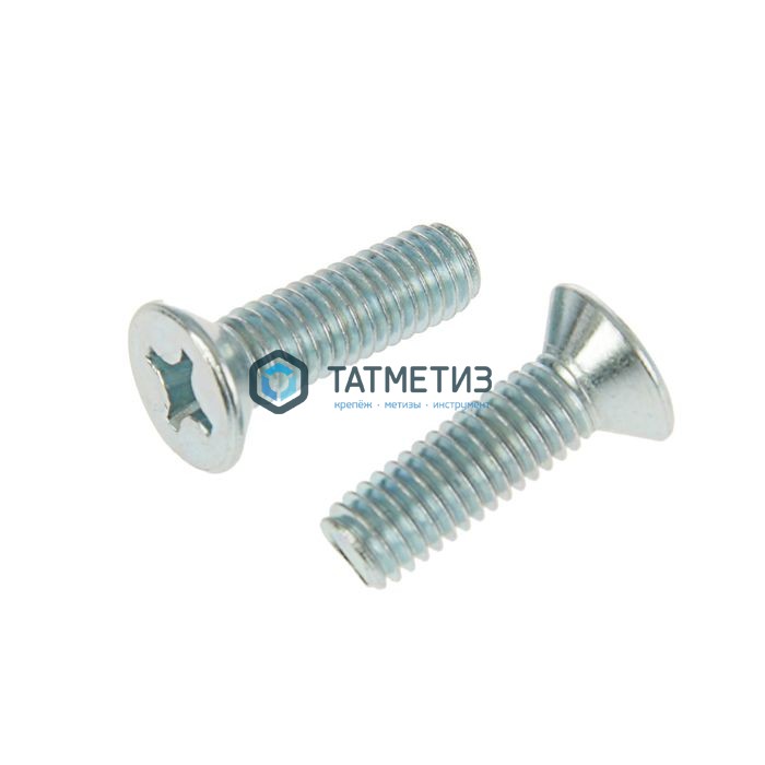 Винт потай DIN 965 оц 6х 12 (1500 шт/уп) МН | «ТАТМЕТИЗ» Винт потай DIN 965 оц 6х 12 (1500 шт/уп) МН - магазин крепежа «ТАТМЕТИЗ»