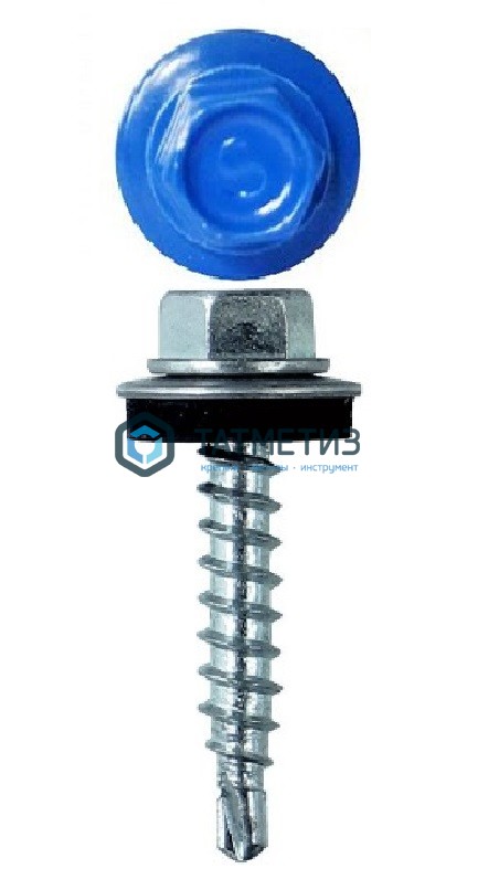 Саморез окраш.кров. 4,8х29 /5005/ (250 шт/уп) КК -  магазин крепежа «ТАТМЕТИЗ»