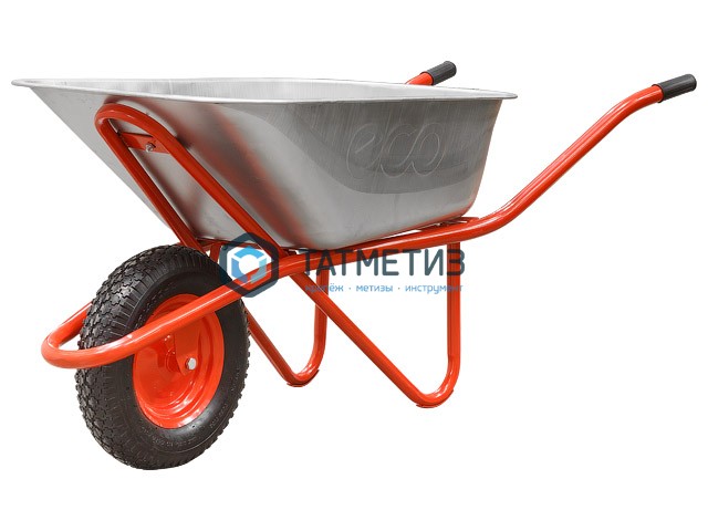 Тачка строительная одноколесная, 130 кг, 300л, пневмо 4.00-8, ECO -  магазин «ТАТМЕТИЗ»