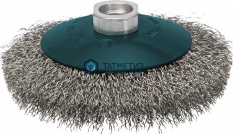 Щетка для УШМ тарелка 100 мм, М14, витая № 55 ПрофОснастка Мастер -  магазин крепежа «ТАТМЕТИЗ»