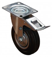 Колесо поворотное с площадкой и тормозом d 200 мм -  магазин крепежа «ТАТМЕТИЗ»