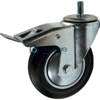 Колесо поворотные с болтом и тормозом d 160 мм -  магазин крепежа «ТАТМЕТИЗ»