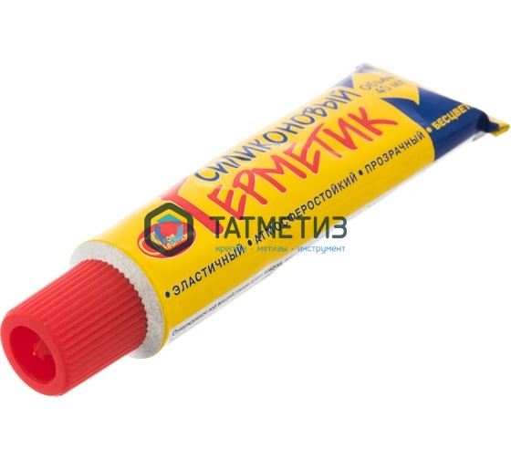 Герметик силиконовый БЕСЦВЕТНЫЙ туба НБХ 40мл. | «ТАТМЕТИЗ» Герметик силиконовый БЕСЦВЕТНЫЙ туба НБХ 40мл. - магазин крепежа «ТАТМЕТИЗ»